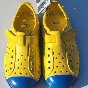 DSG Toddlers EVA Slip-On Shoes - Yellow Blue